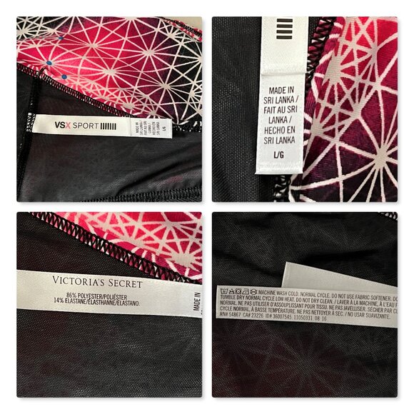 Victoria's Secret VSX The Player Racerback Sport Bra Sz L - Picture 8 of 9